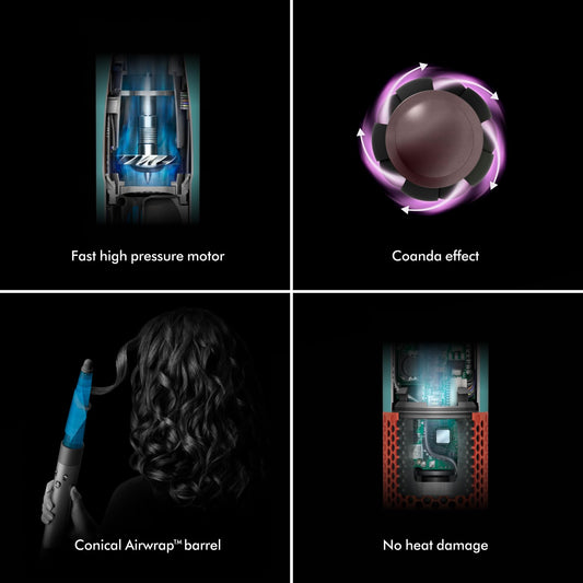 Dyson Airwrap i.d.™ Multi-styler, Allure winner, Bluetooth connected, No heat damage, 6-in-1 versatility, intelligent hair styler